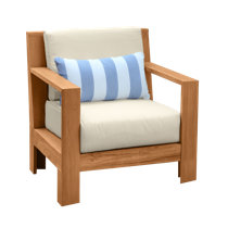 Pekalongan outdoor patio discount chair with cushions